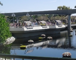 Futuristic misters in Epcot