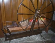 Spinning Wheel, Liberty Tree Tavern, Magic Kingdom, WDW - Author's collection