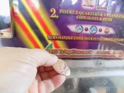 smashed penny and legal notice.JPG