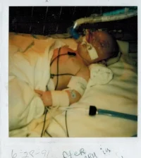 My son in hospital 1991