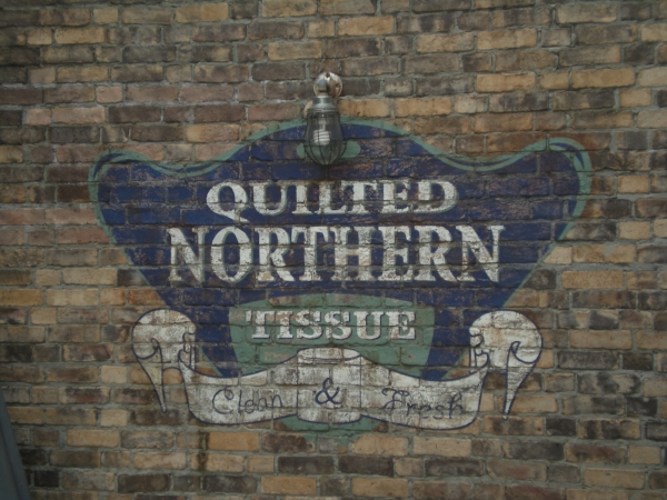 I hope you see my book as slightly better than this. - "Vintage" advertising on brick wall at Disney Hollywood Studios, 2006