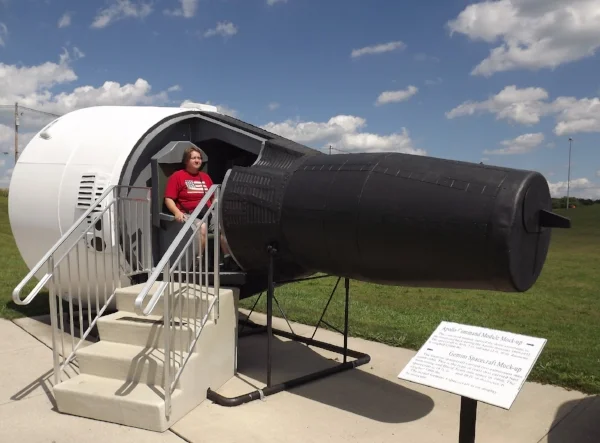 It looked more exciting on TV. At The Neil Armstrong Air And Space Museum, OH