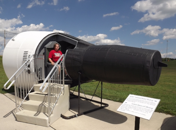 It looked more exciting on TV. At The Neil Armstrong Air And Space Museum, OH