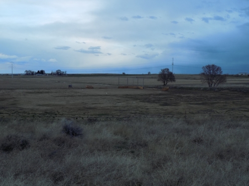 The baseball field at Minidoka