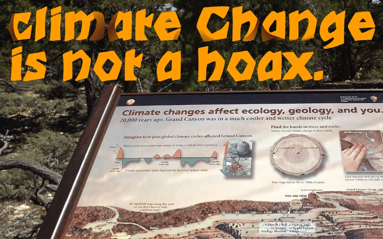 I own this image of a NPS sign at the Grand Canyon. There's no copyright. Help yourself.
