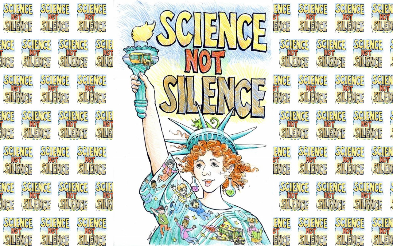 Don't even think of reproducing this one for any other purpose but as a sign for the March for Science. Not only is it copyright, but the artist donated to the March, just for the march, and he might not be so generous in the future if people steal his work. He has asked that you don't use it for fundraising either, even for the event.