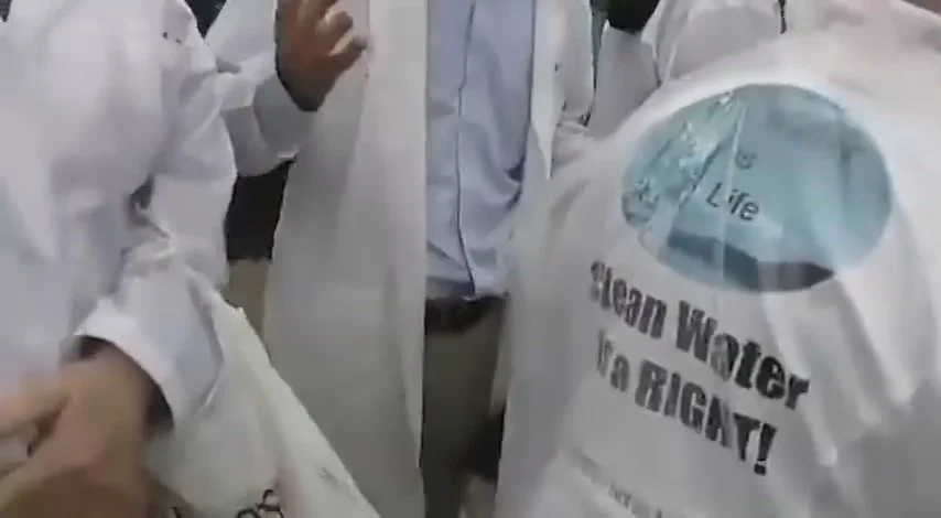 Clean Water is a Right! -&nbsp;still from PANdemic of Lies at the March for Science