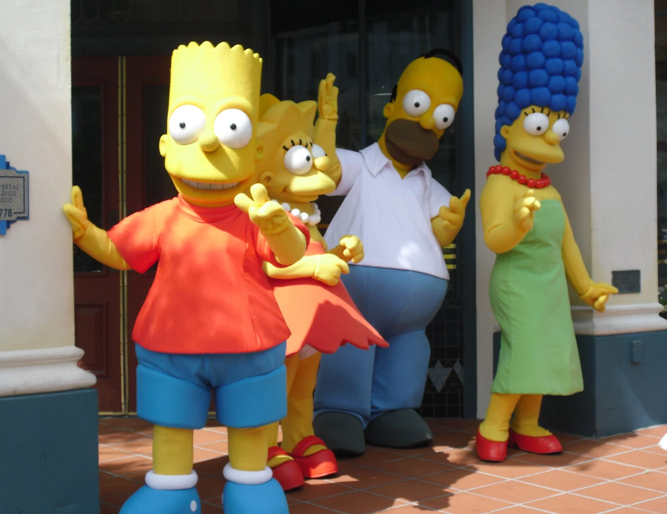 The Simpsons characters at Universal Studios, Florida