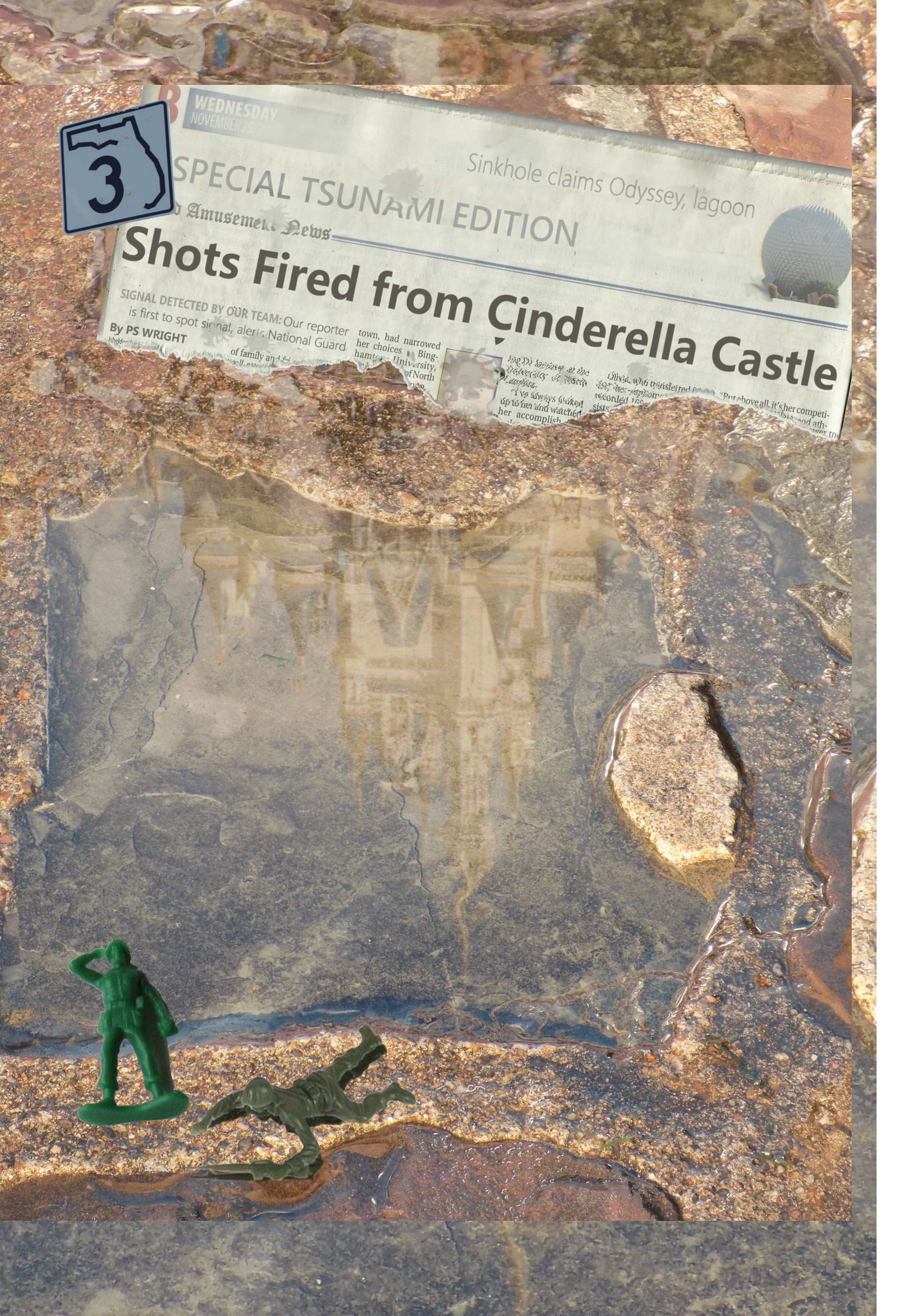 3 Shots Fired from Cinderella Castle