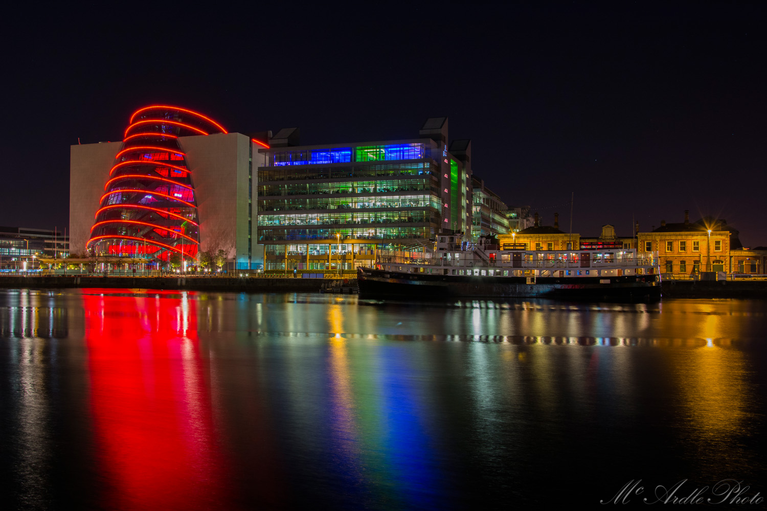 River Liffey and Convention Centre, Dublin City