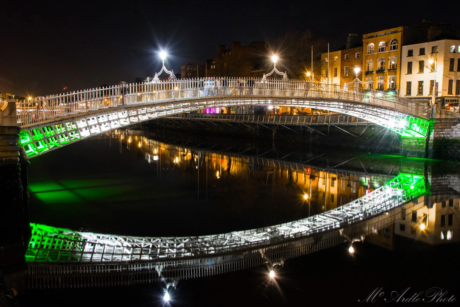 The Ha'penny Bridge, Dublin City