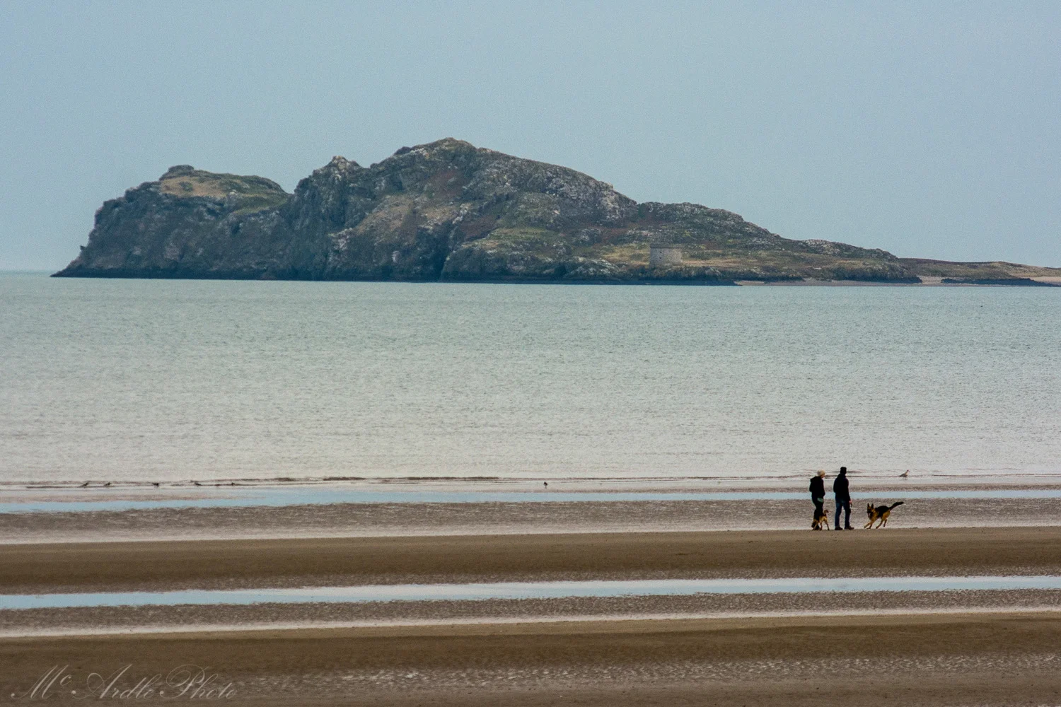 A View of Ireland's Eye from Portmarnock Beach, Co. Dublin