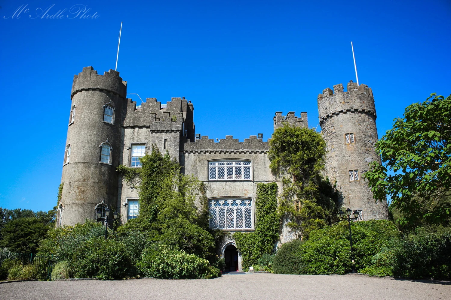 Malahide Castle and Blue Skies, Co. Dublin