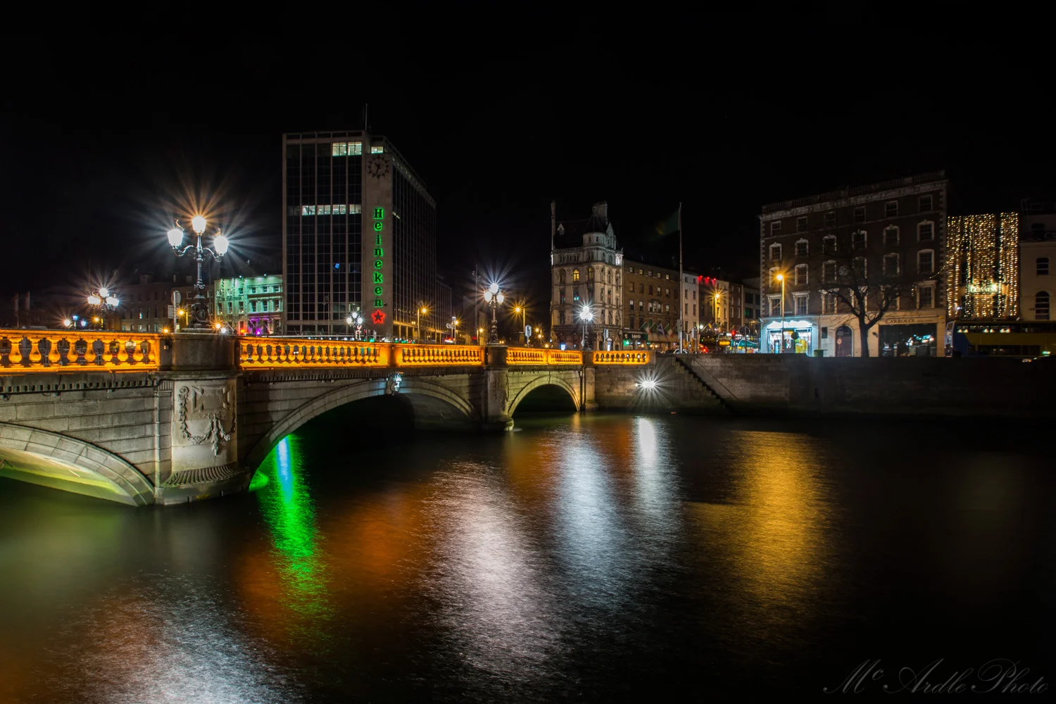 The O'Connell Bridge, Dublin City