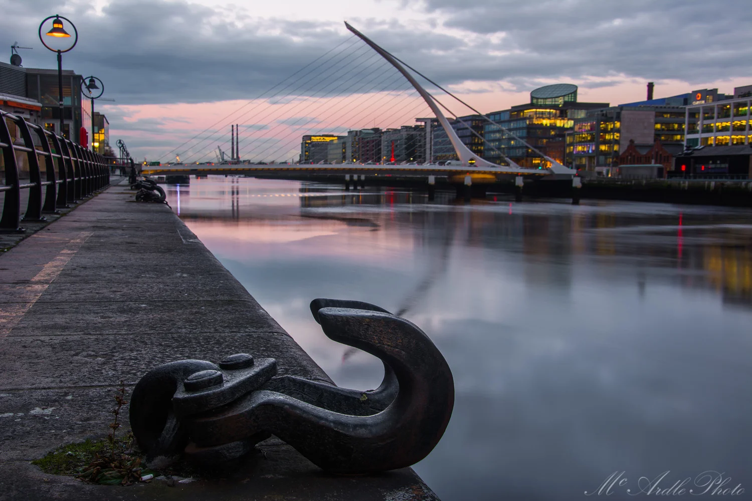 Sunset in Dublin City