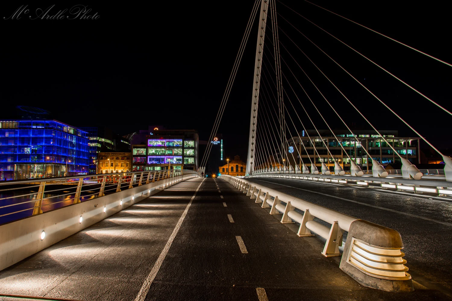 Trafficless, Samuel Beckett Bridge, Dublin City