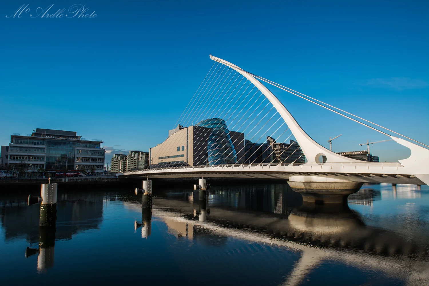 Blue Skies at The Samuel Beckett Bridge, Dublin City