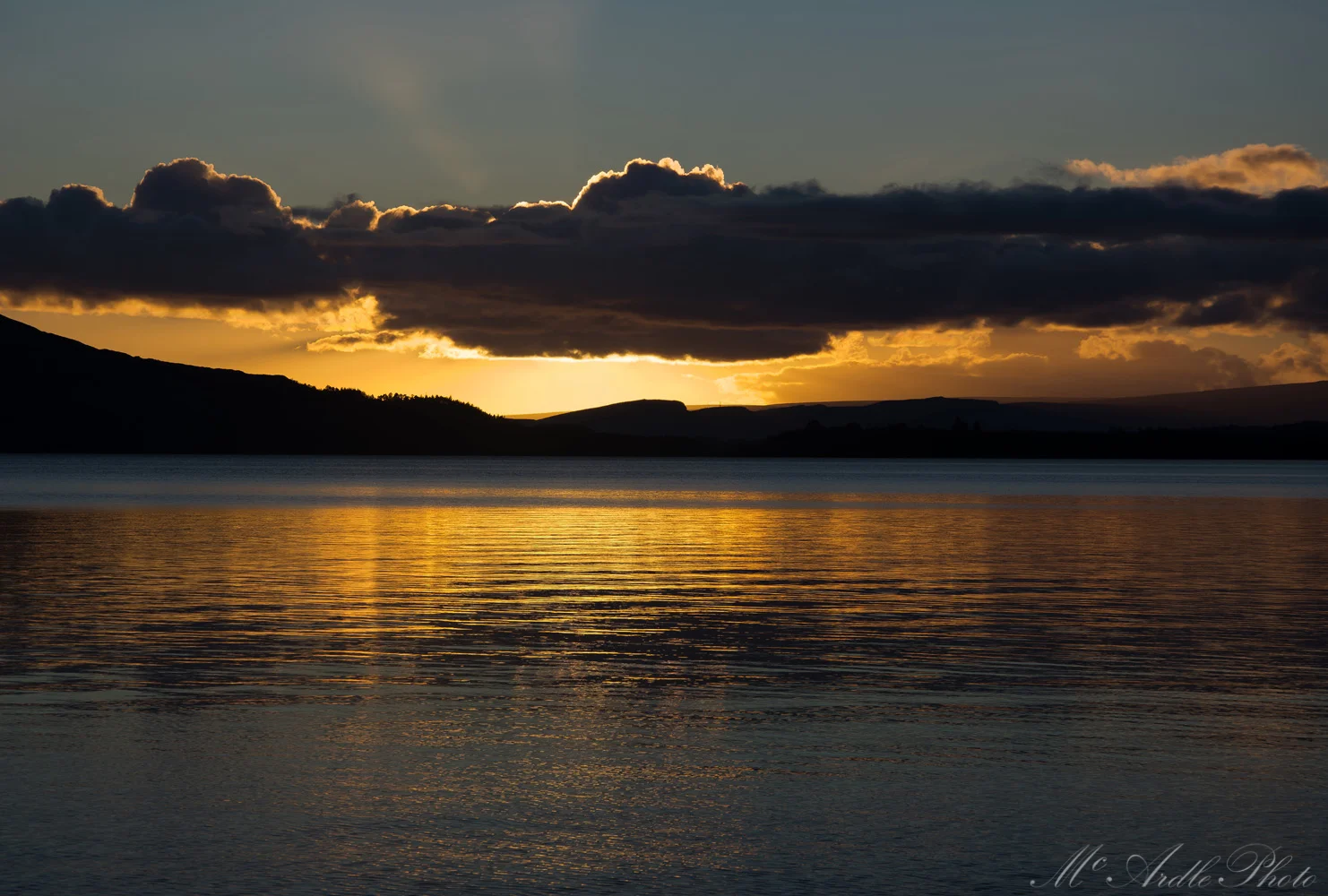 Sunset view at Lough Gill, Co. Leitrim