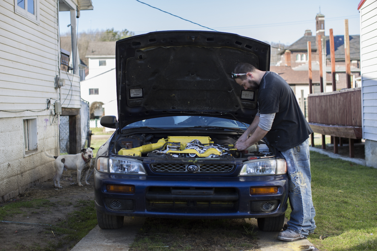 Mike Christy was originally born in Columbus, and moved to the Glouster after marrying his wife who grew up there. Christy says he hates Glouster because some of the people are “idiots”. He works with his wife’s uncle renovating homes as a day job, but enjoys fixing up cars. He wants to open his own garage at some point, but for now uses his skills to maintain the family’s cars.