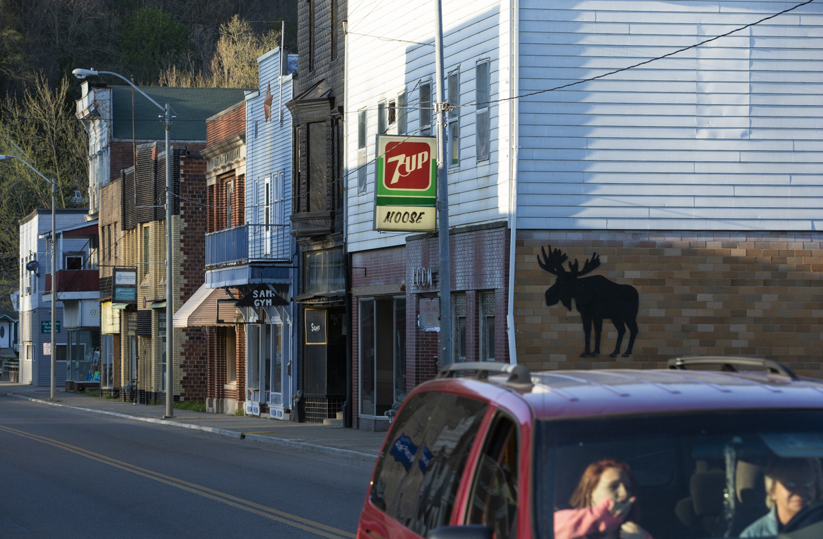 Ohio State Route 13 brings traffic through Glouster’s Front street. Most of Front street’s businesses have closed down, but many of the townspeople fondly recall a time when there was parking on both sides, and cars could hardly pass through the crowds of people walking through the town center.