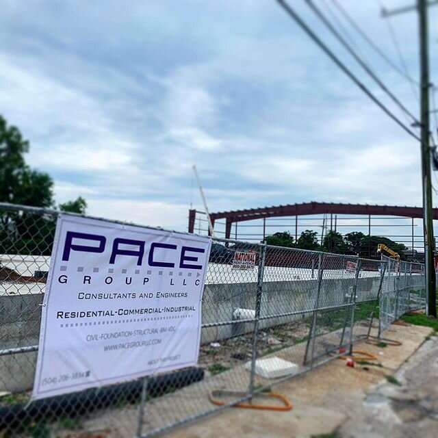 #MondayMotivation Rain or shine ☔️
Banners are up and new projects are in progress! We are the Civil, Foundation, and Structural Engineers for this #Warehouse project that is starting #Construction #projectupdate #Civil #Foundation #structural #storm