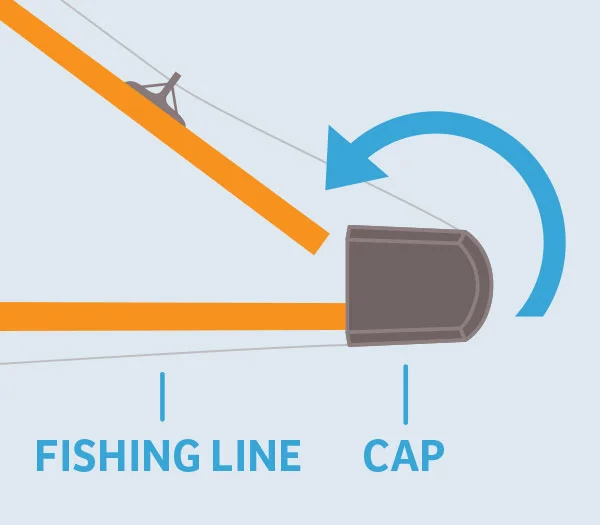 top half of fishing rod