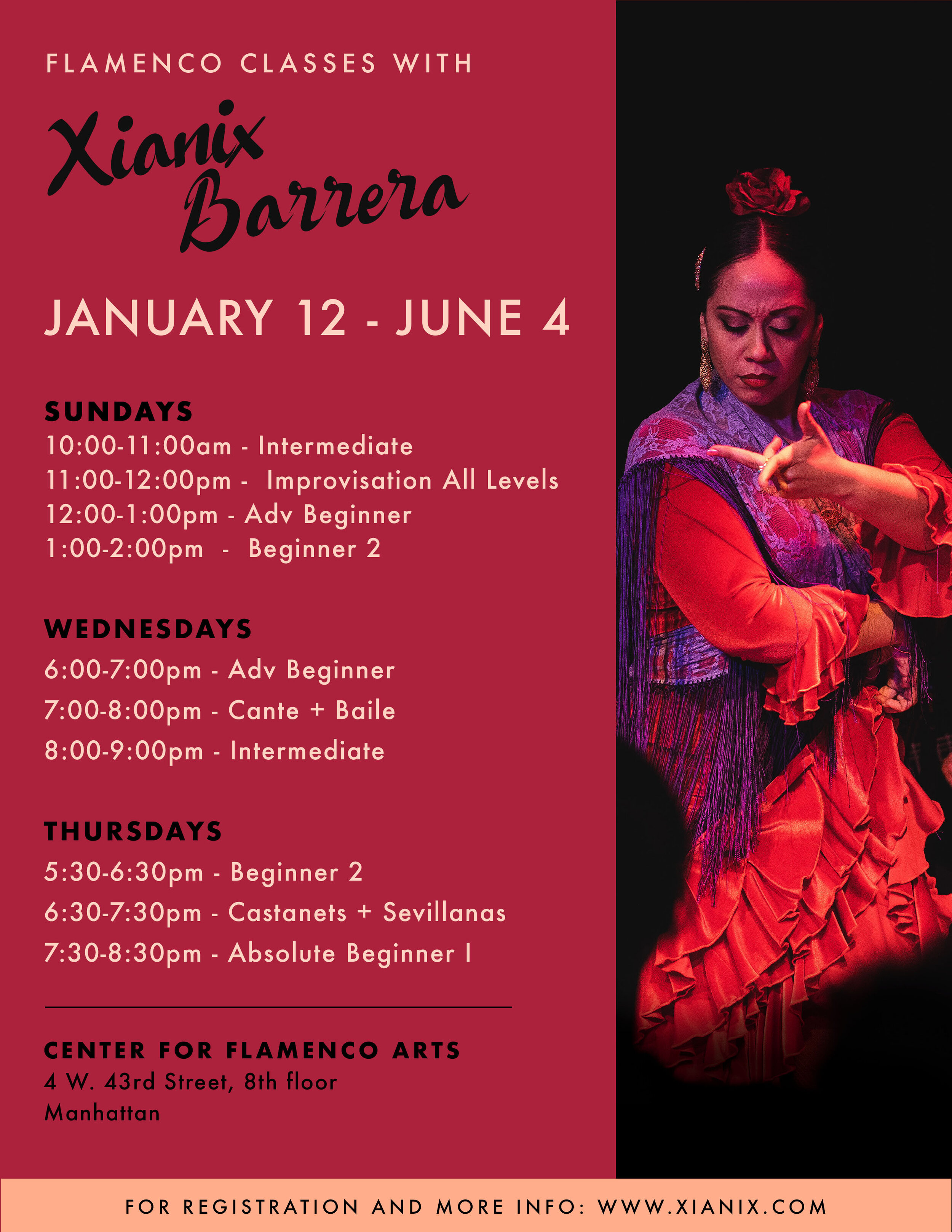 Start of Flamenco Classes