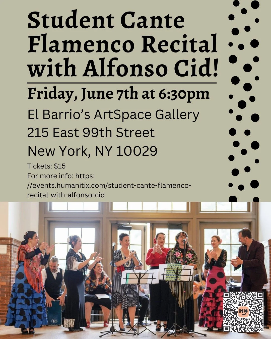 Student Cante Flamenco Recital with Alfonso Cid
