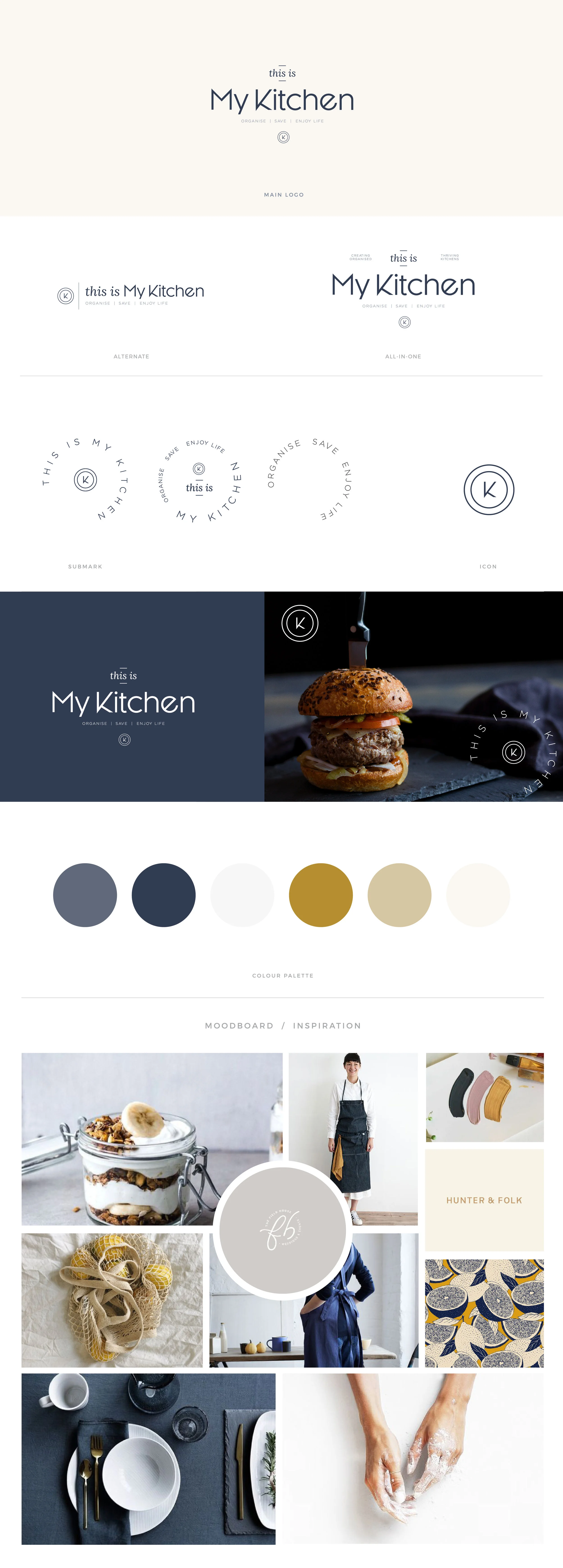 This Is My Kitchen brandboard - by January Made Design