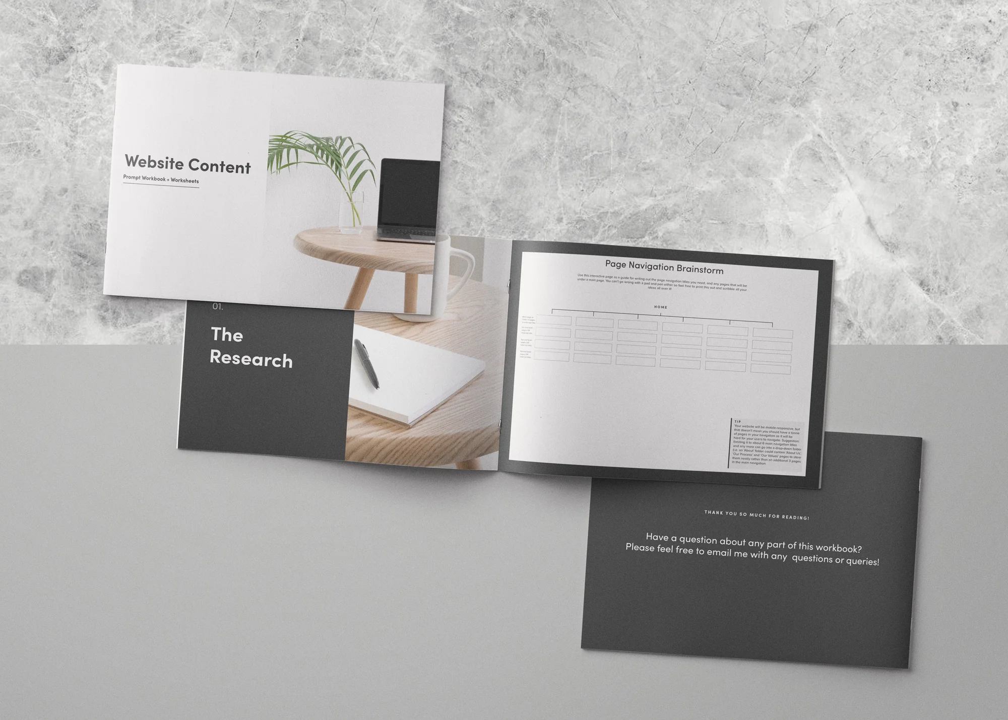 Website Content Prompt Workbook - January Made Design