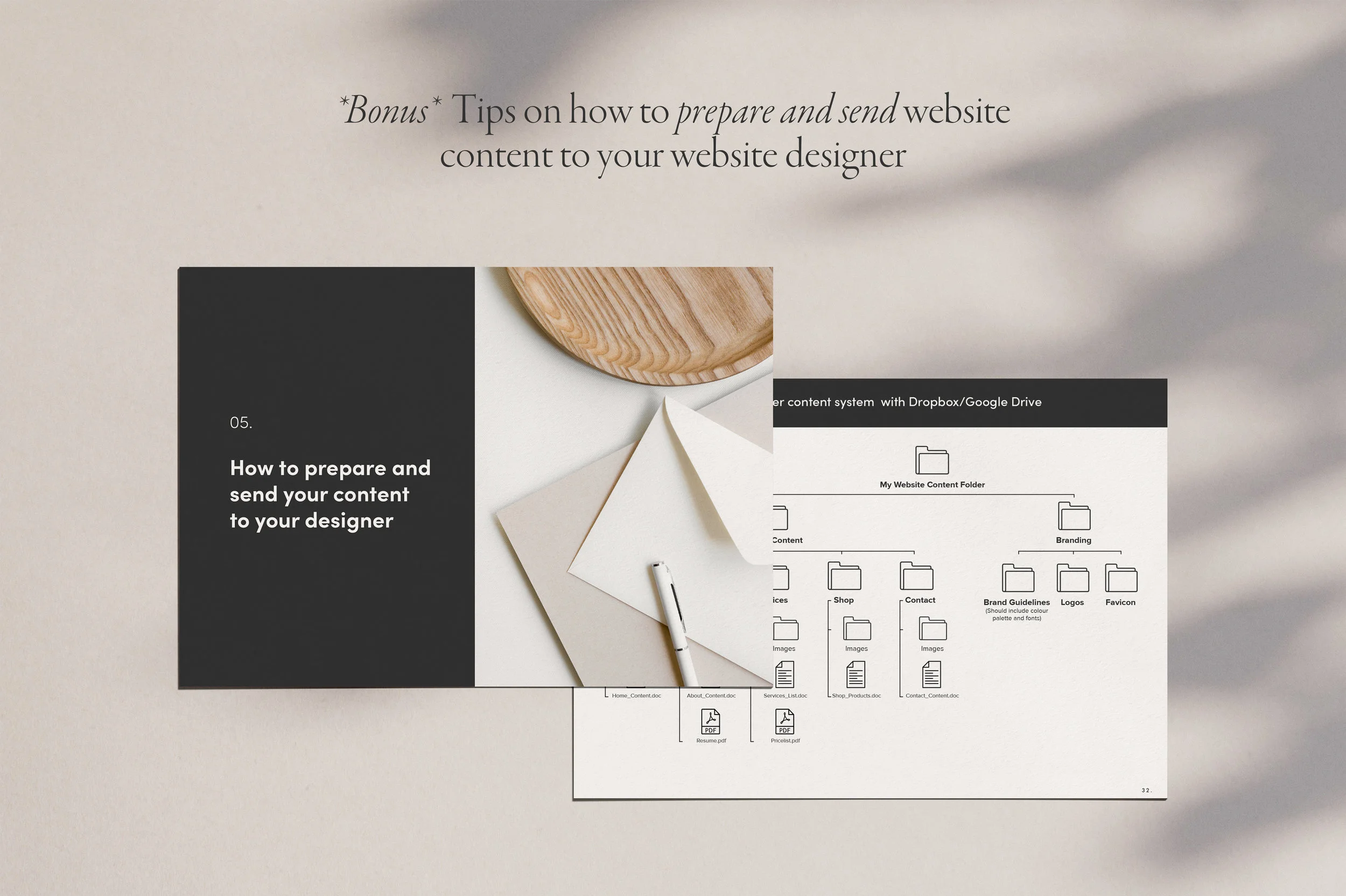 Website Content Prompt Workbook - January Made Design