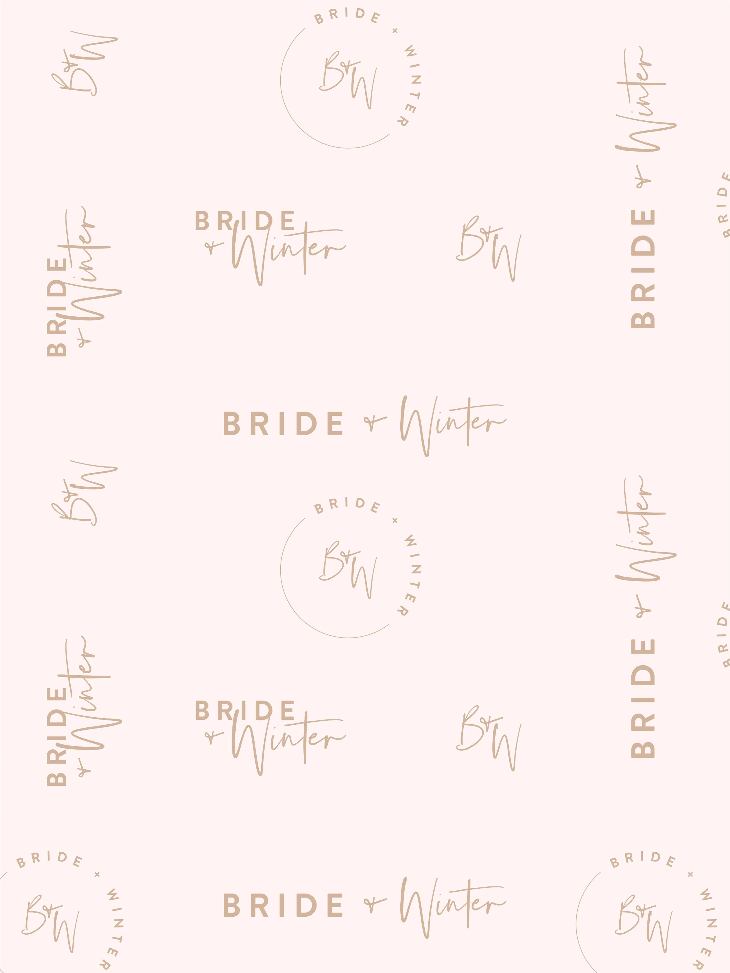Bride &amp; Winter brand elements - by January Made Design