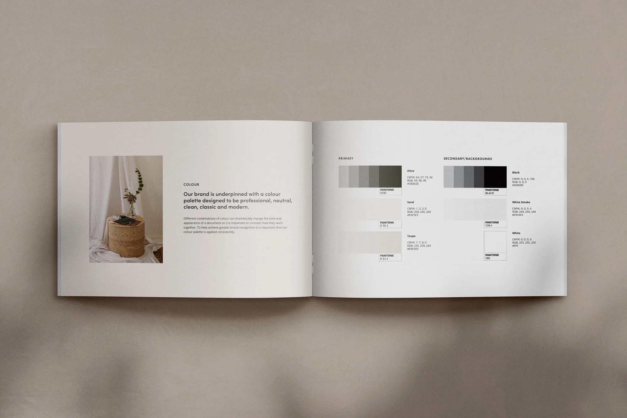 Colour palette design - by January Made Design