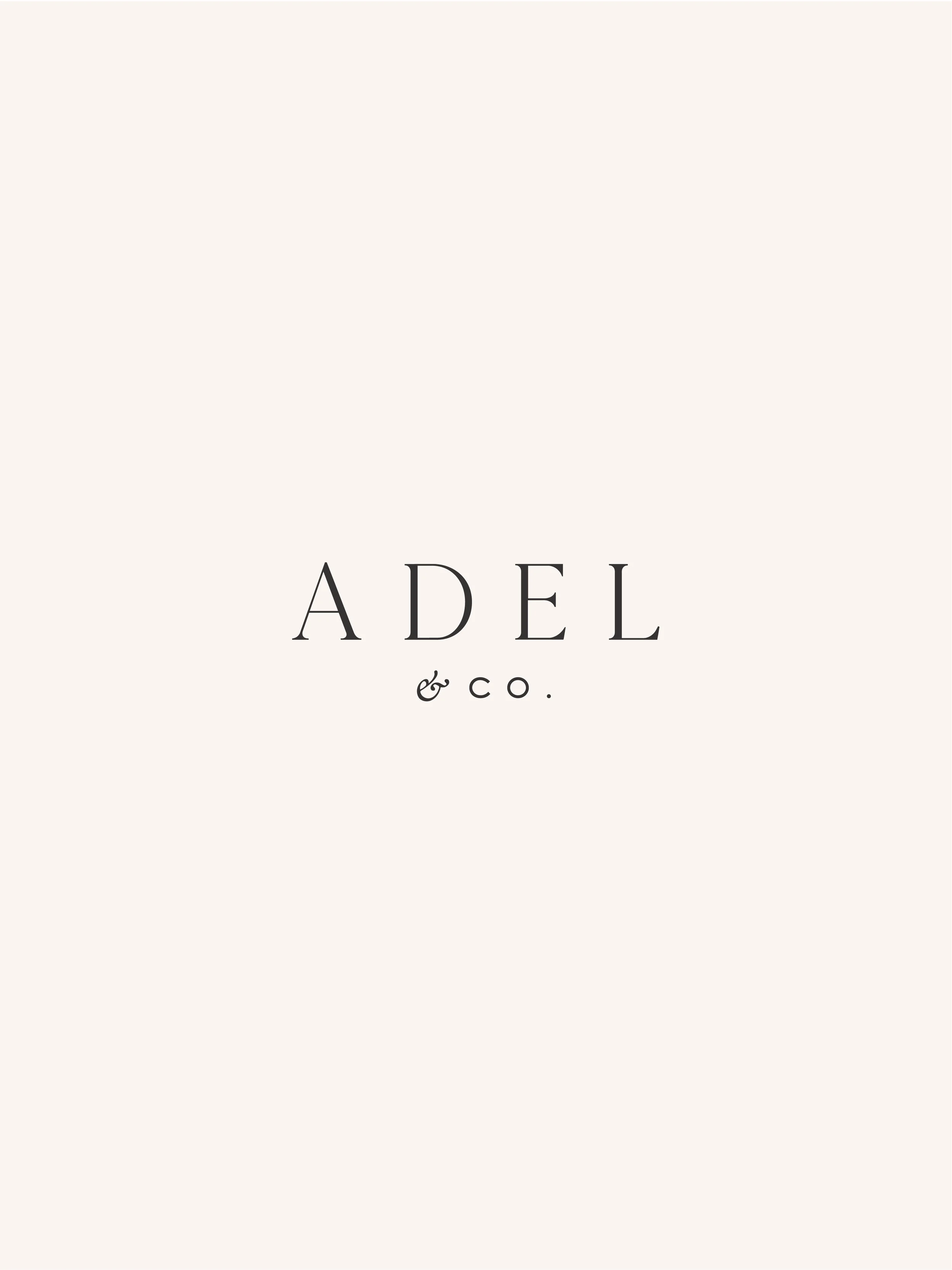 Adel &amp; Co unused logo - by January Made Design