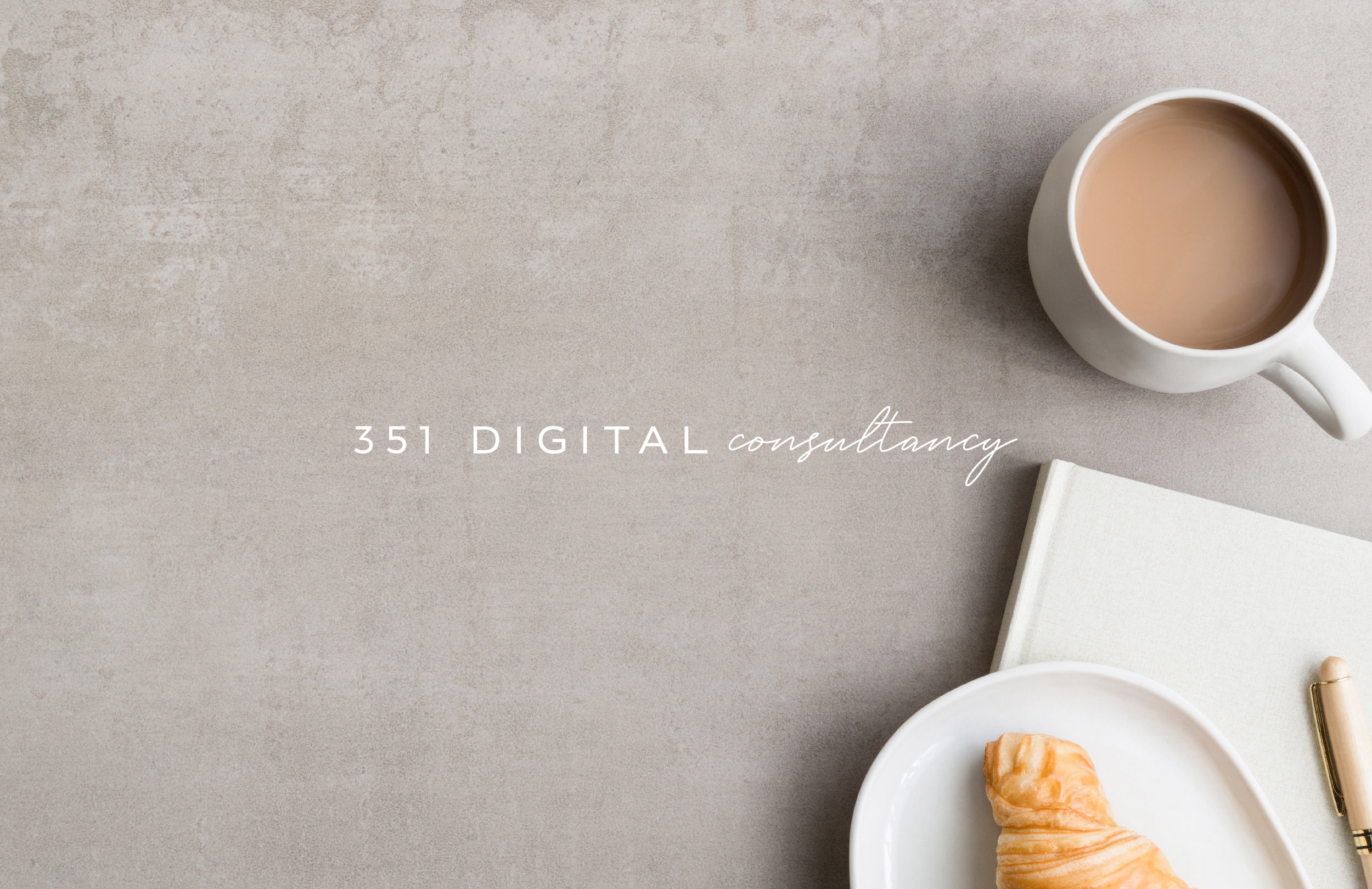 351 Digital Consultancy logo over image - by January Made Design