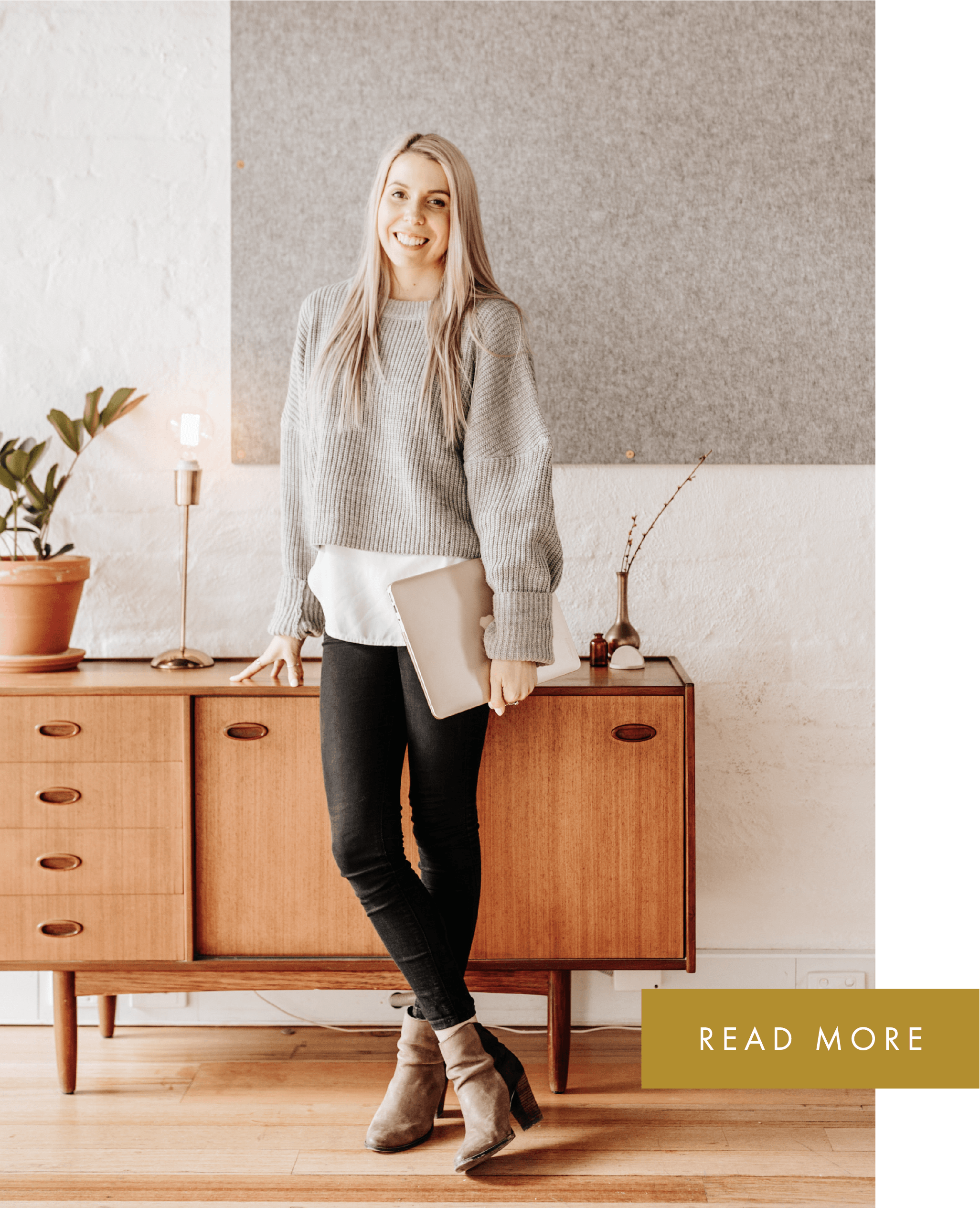 Nicole Macdonald - Avid designer, will greet you with an over the top smile and talk your ears off about all things design and small business.