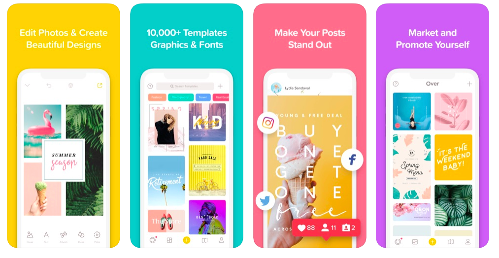 Over app screenshhots