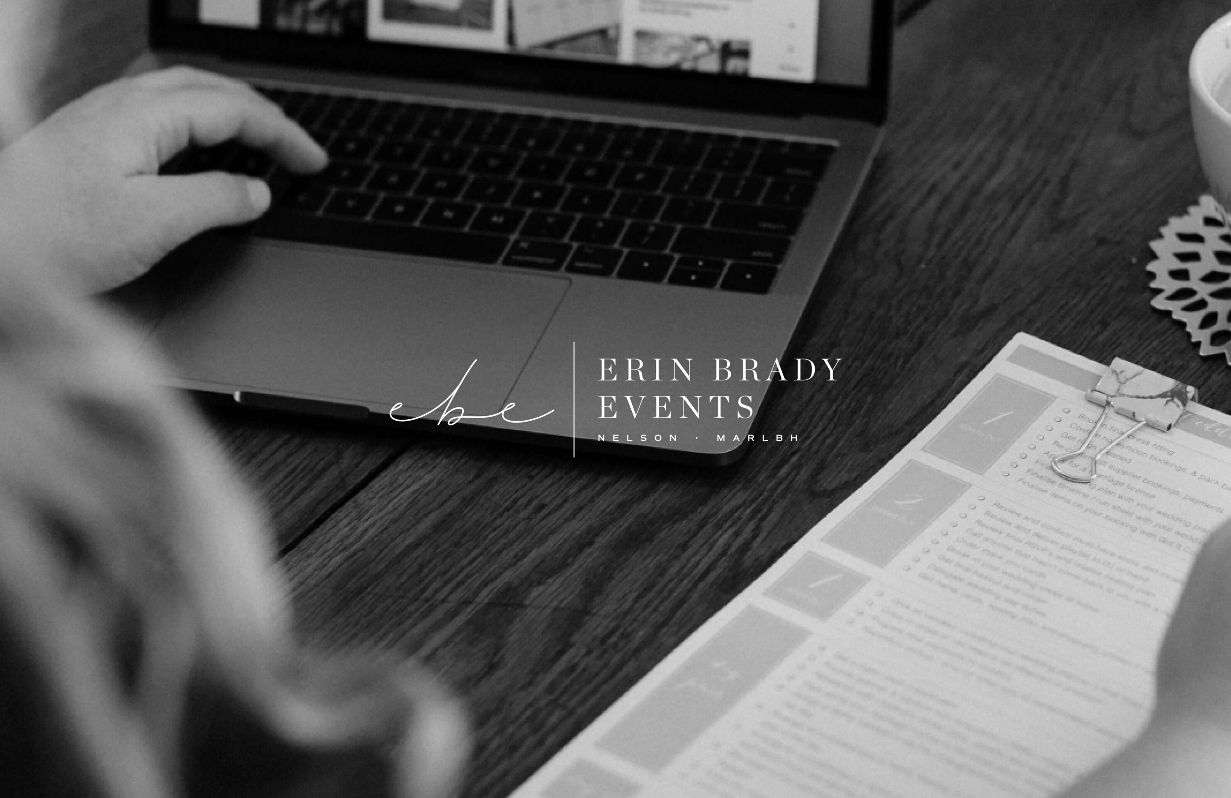 Erin Brady Events logo - by January Made Design