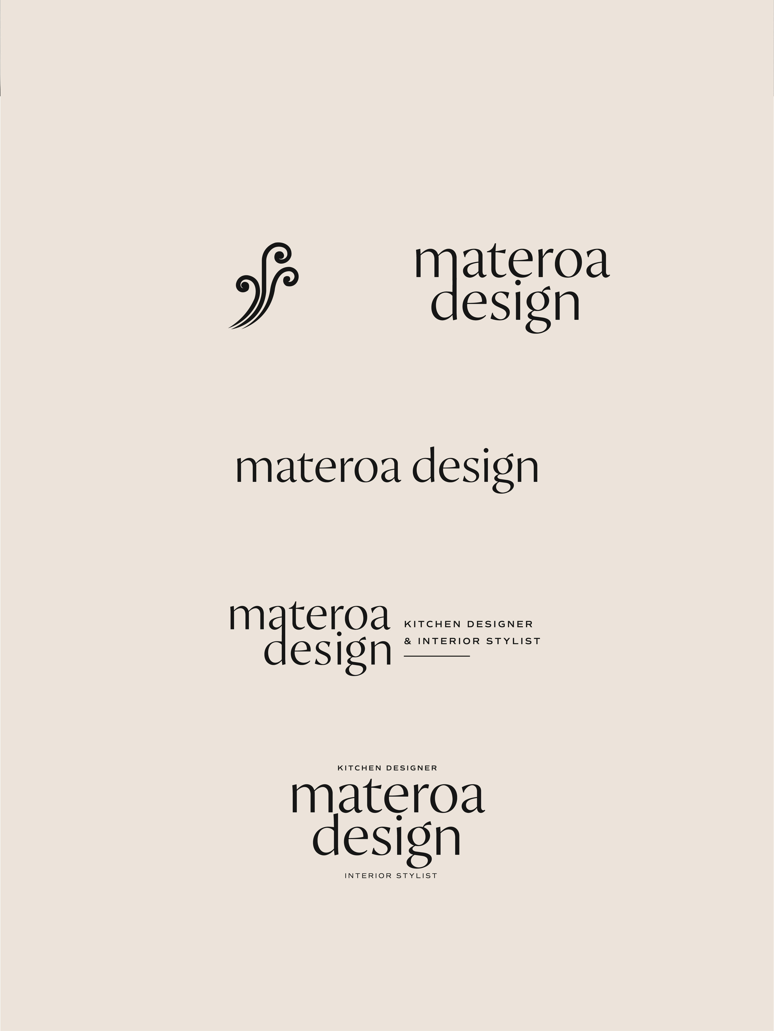 Materoa Design logo elements - by January Made Design