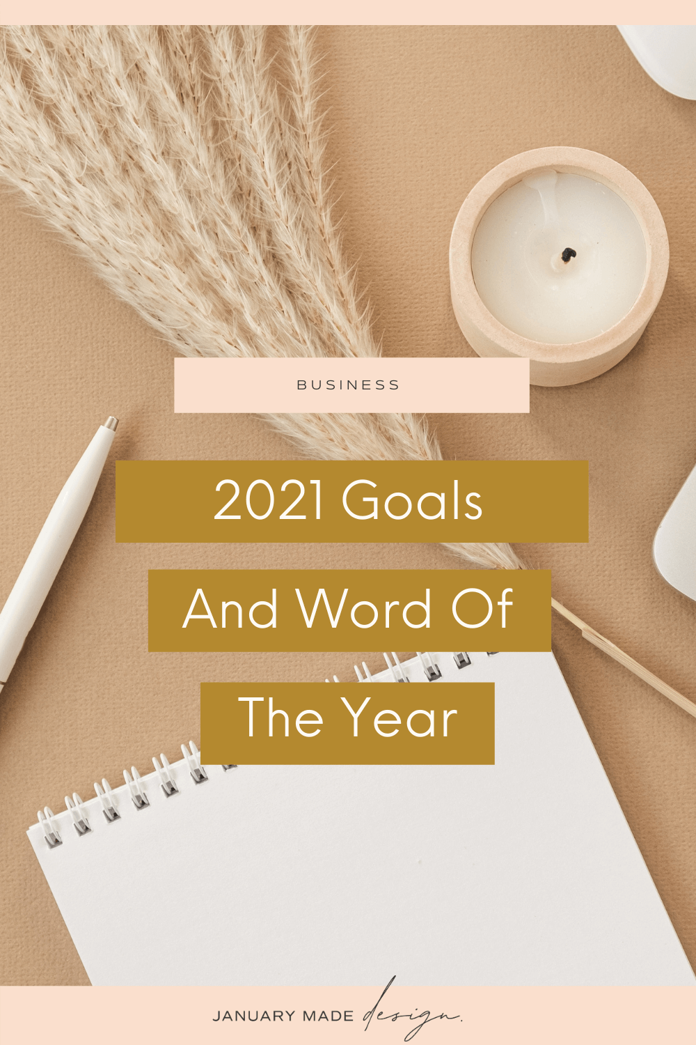 2021 Goals and My Word of the Year