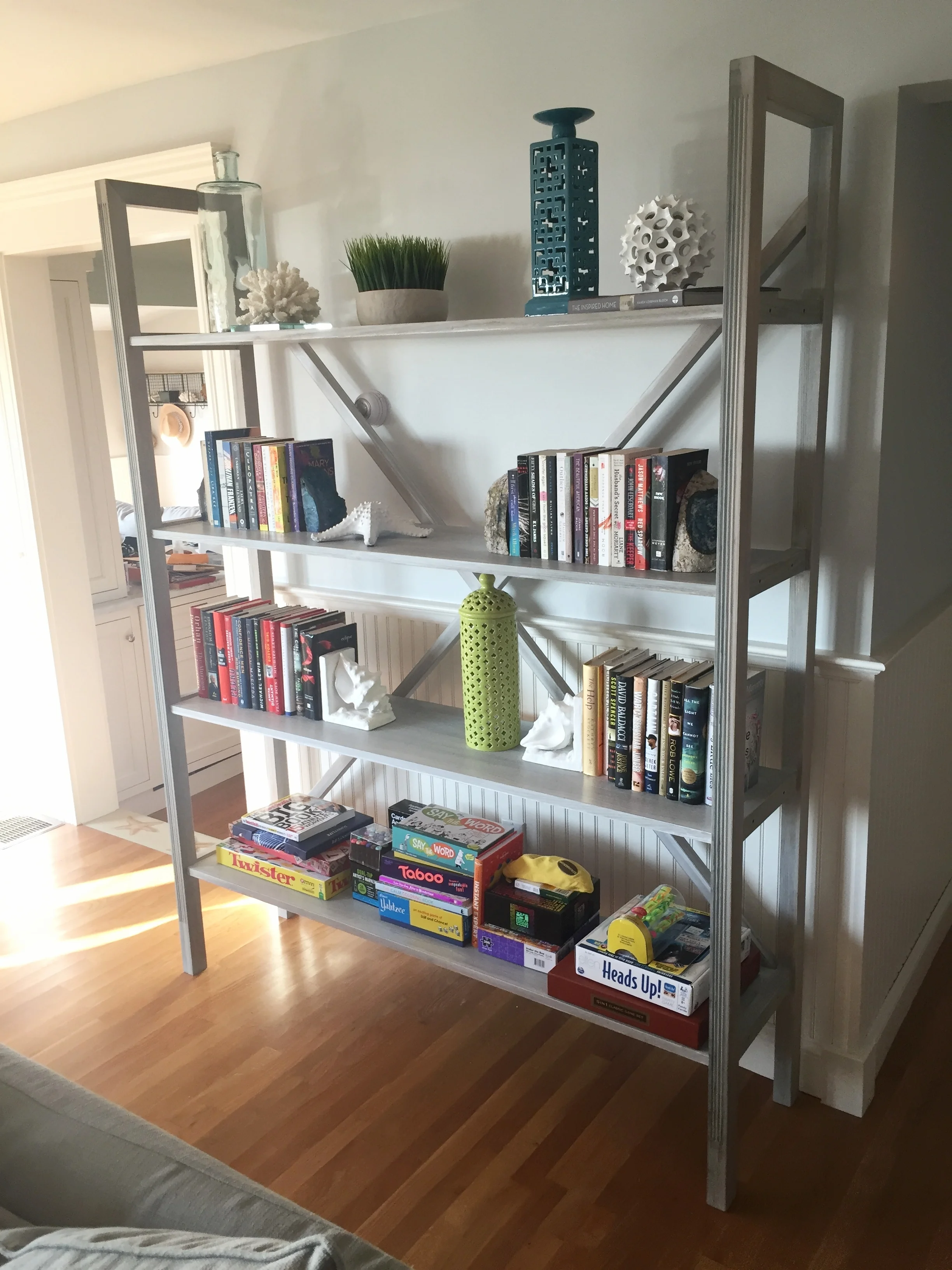 Beach Cottage Bookshelf