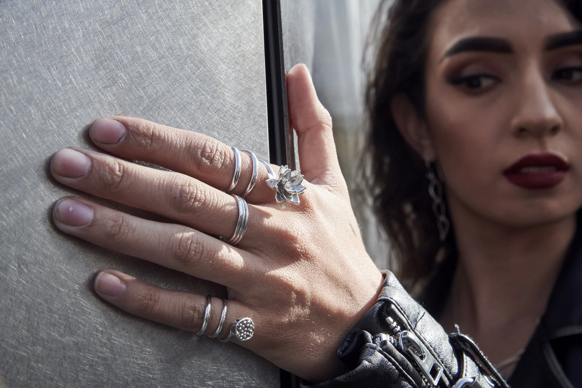 Lotus Seed Spiral Ring by Charming Little Lotus | Lotus Spiral Ring | Sterling Silver Coil Ring | Lotus Gifts | Sterling Silver Lotus Ring | Silver Statement Rings | Silver Botanical Jewelry Handmade