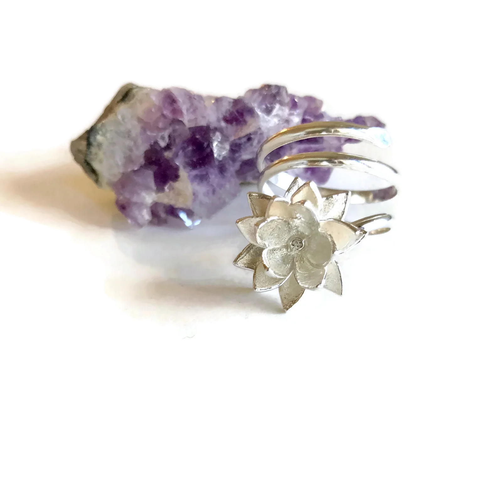 Lotus Flower Spiral Ring Styled.jpg