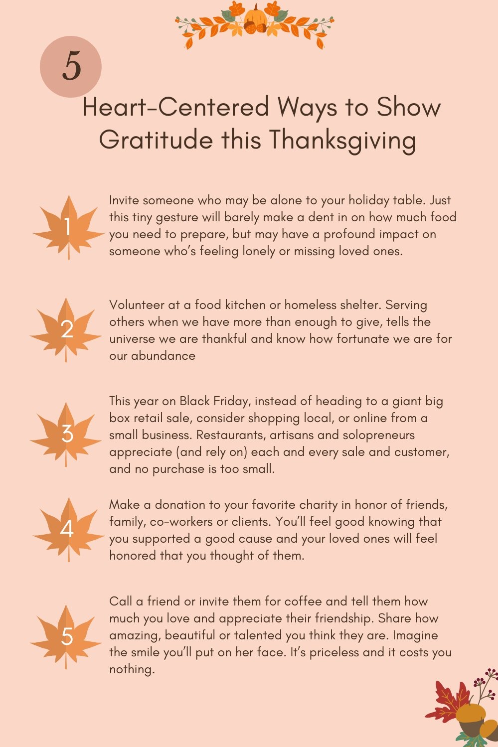 Five Ways to Show Your Thanks This Thanksgiving - Caring