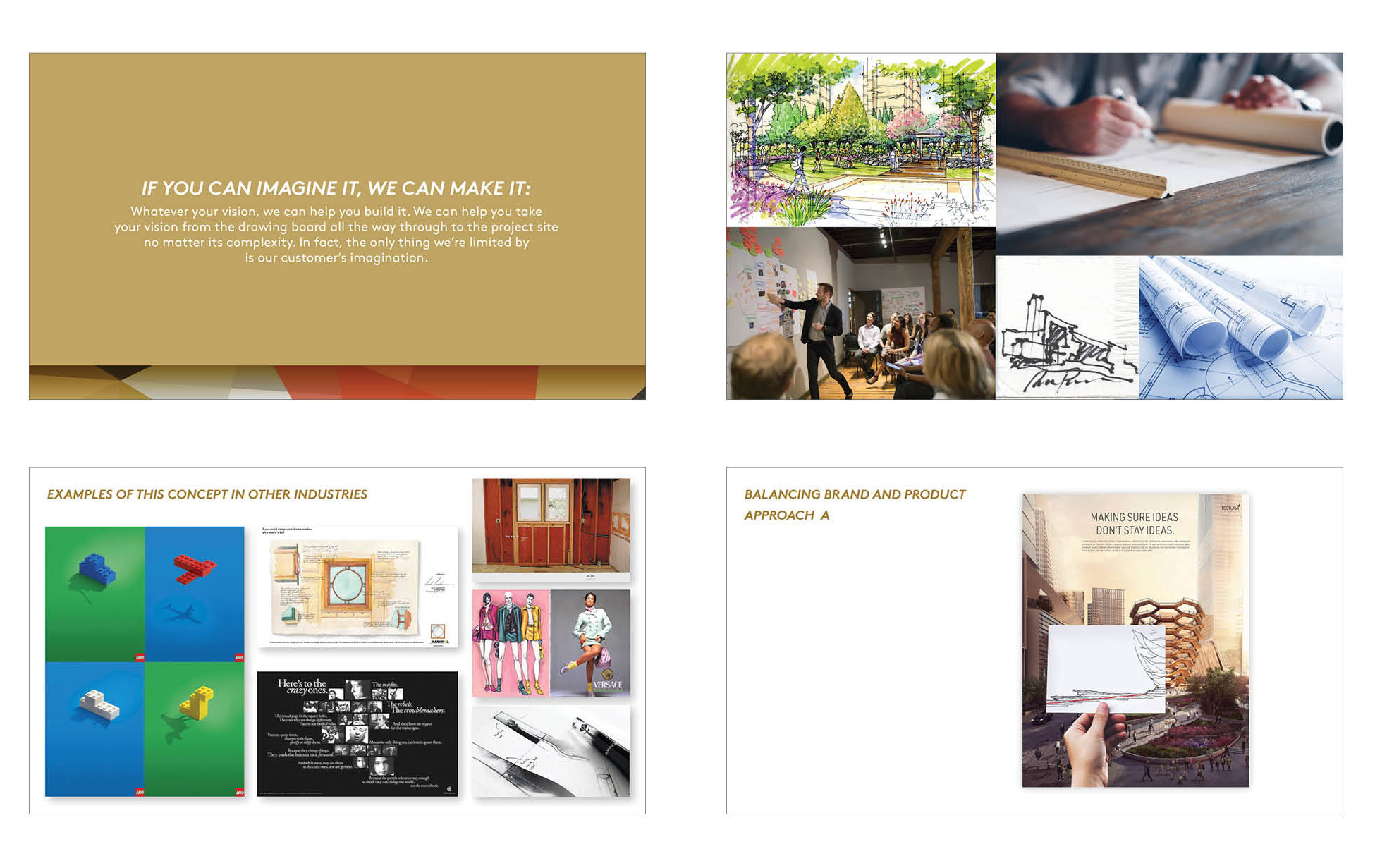 Selects from Creative Platform Presentation