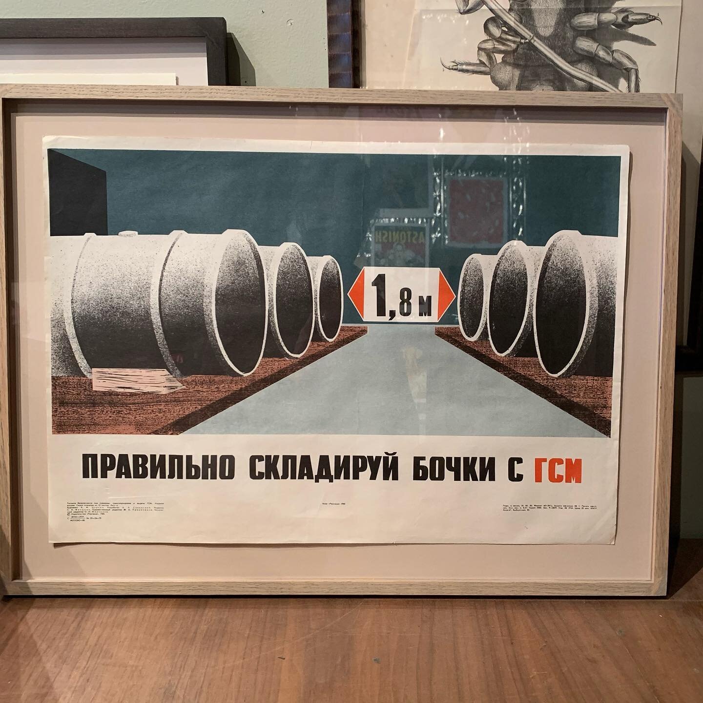 Here are some new vintage posters from behind the iron curtain circa 1980. They&rsquo;d make a filing addition to your collection! Framed in top-splined oak with our sun bleached finish.