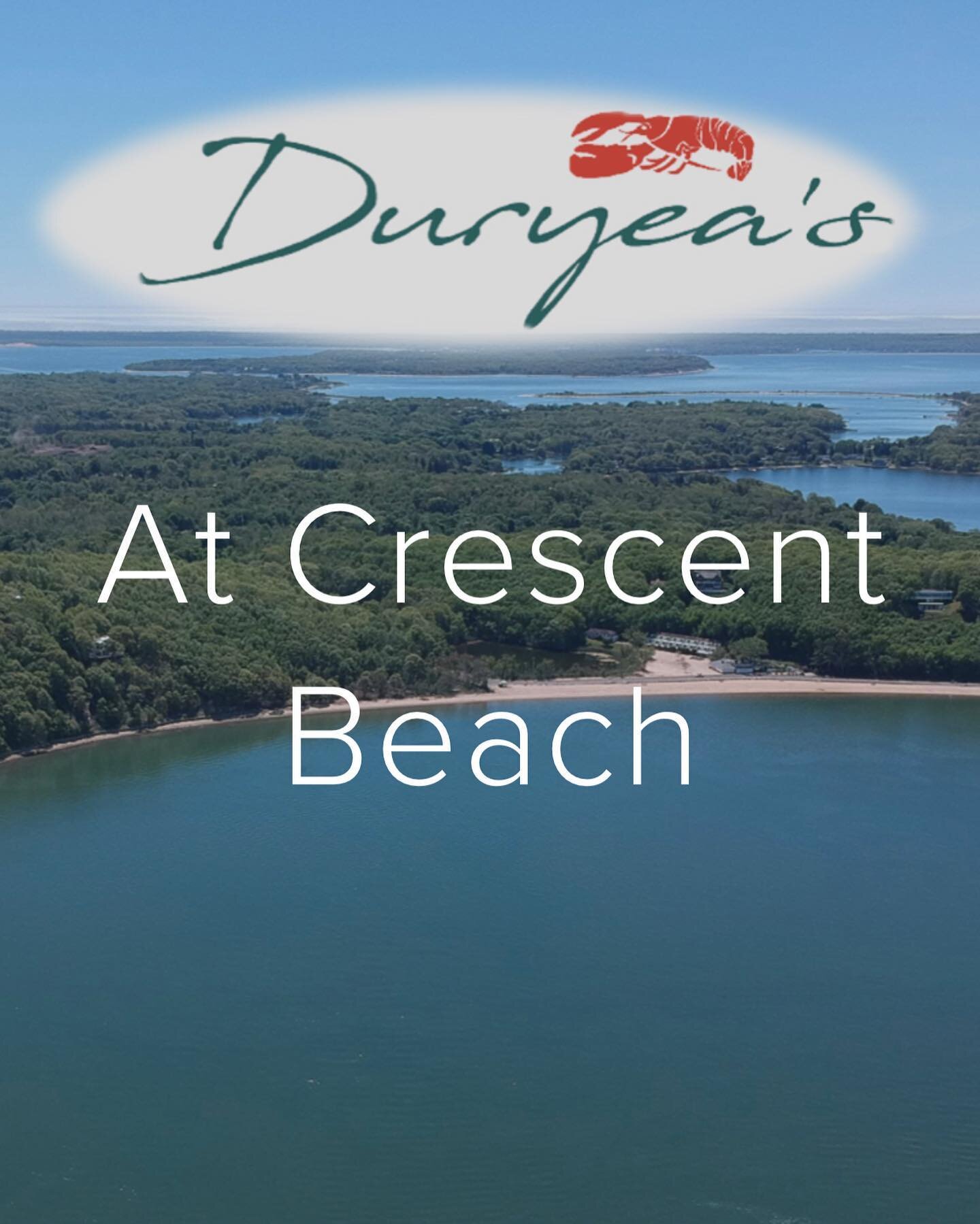 Now delivering from @duryeaslobsterdeck to the anchorage at Crescent Beach, Shelter Island. Order now at RideShore.com/Duryeas