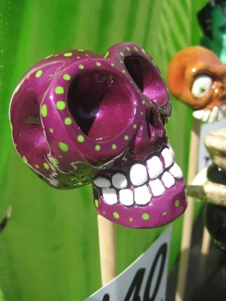 Sugar Skull Fuchsia Green Dots.jpg