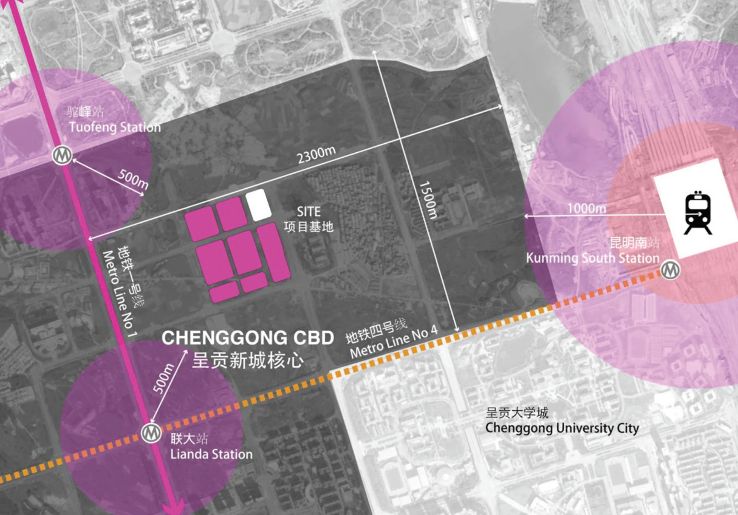 Chenggong CBD District 呈贡核心区