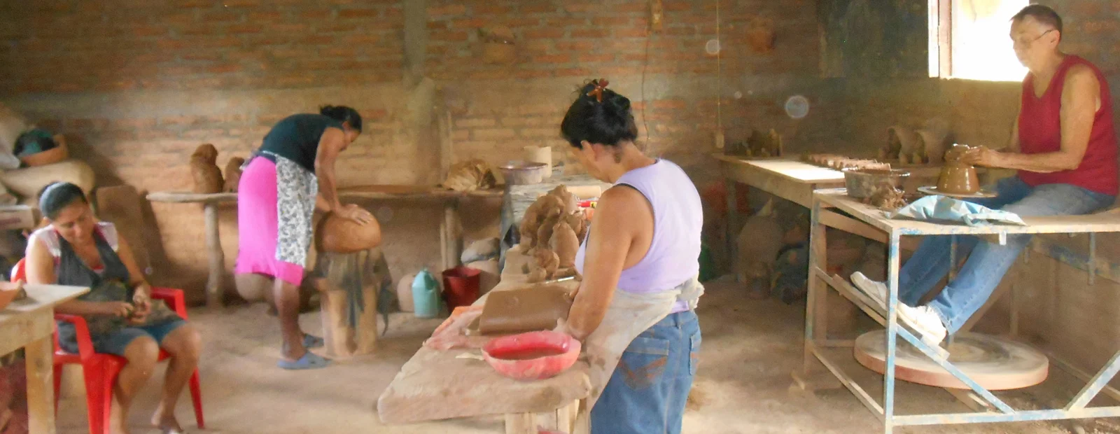 Elinor Maroney Boots on the Ground with Potters for Peace — Washington